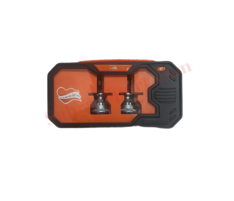 هدلایت پژو 206 توان 100 وات مدل V90 چراغ فابریکی پایه H۷ رنگ سفید